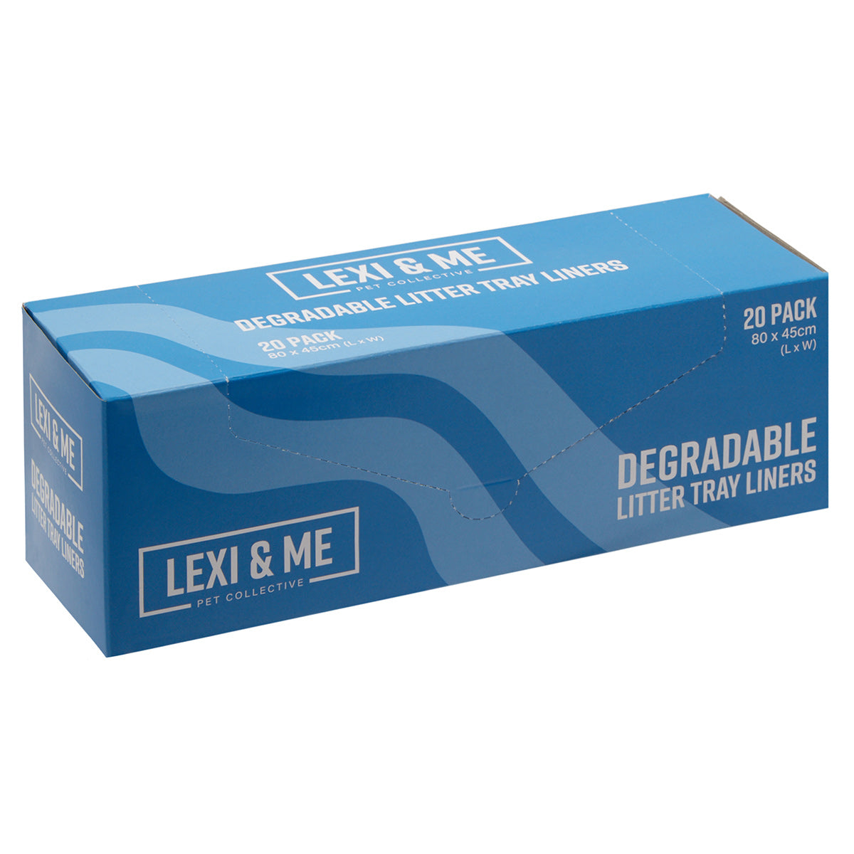 Lexi & Me Biodegradable Litter Tray Liners 20pk with drawstrings