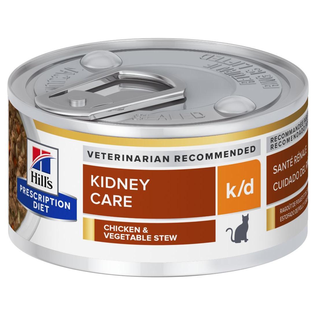 Hill's Prescription Diet k/d Kidney Care Chicken & Vegetable Stew Canned Wet Cat Food