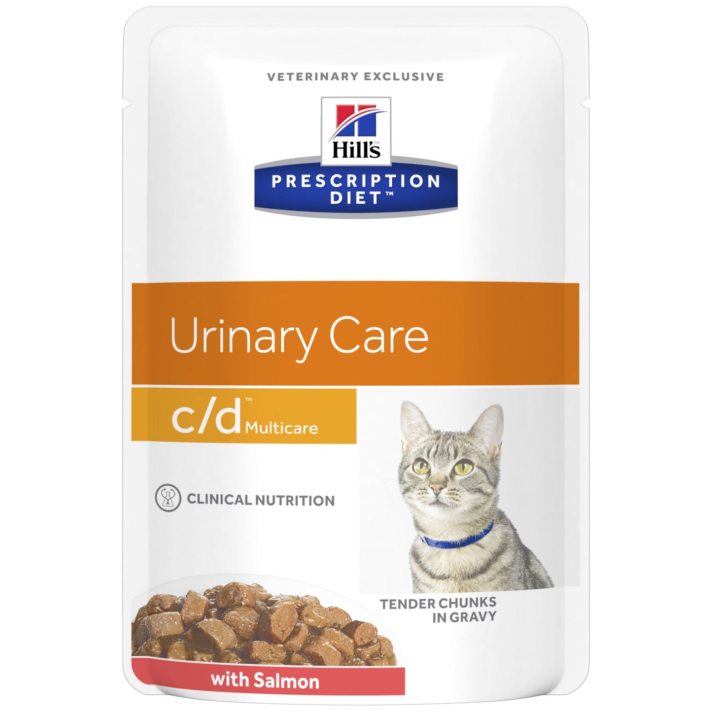 Hill's Prescription Diet c/d Multicare Urinary Care Salmon Cat Food Pouches