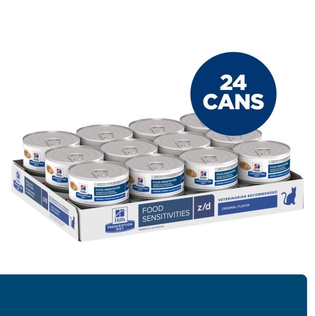 Hill's Prescription Diet z/d Skin/Food Sensitivities Original Flavour Canned Cat Food