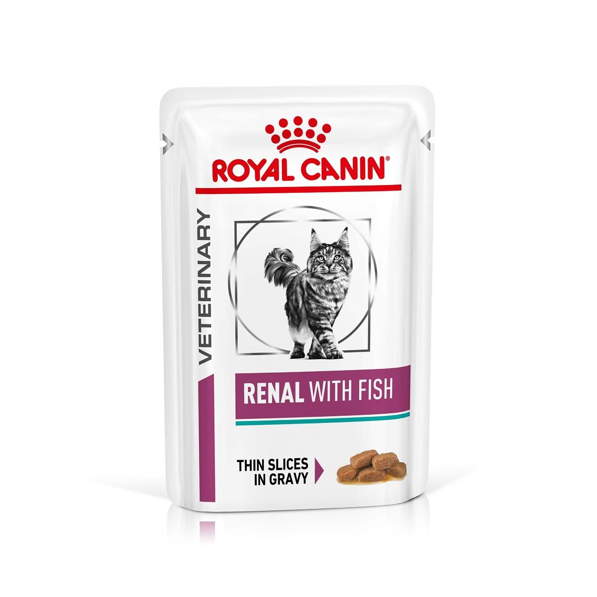 Royal Canin Veterinary Diet Renal Wet Cat Food With Fish