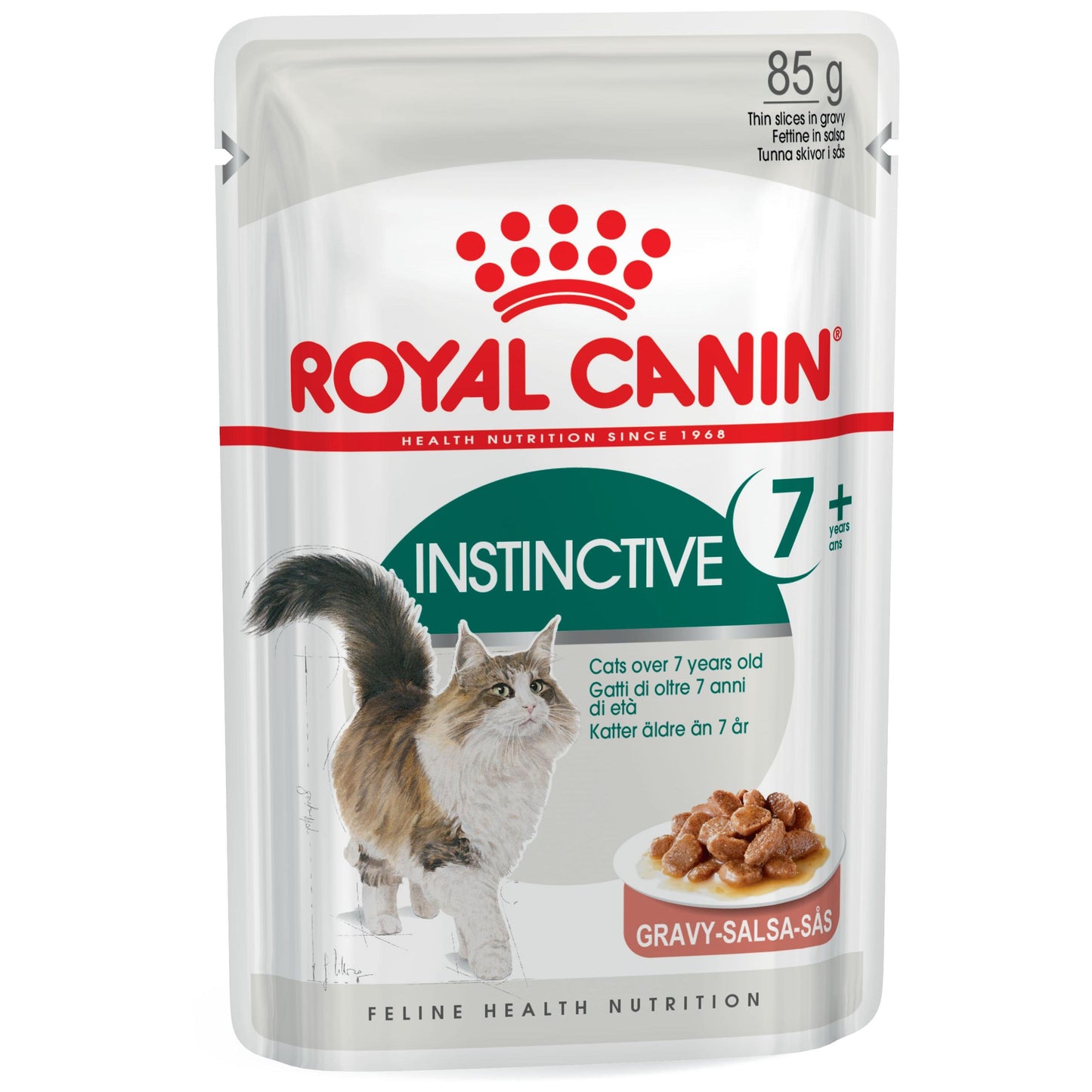 Royal Canin Instinctive 7 + in Gravy Wet Cat Food