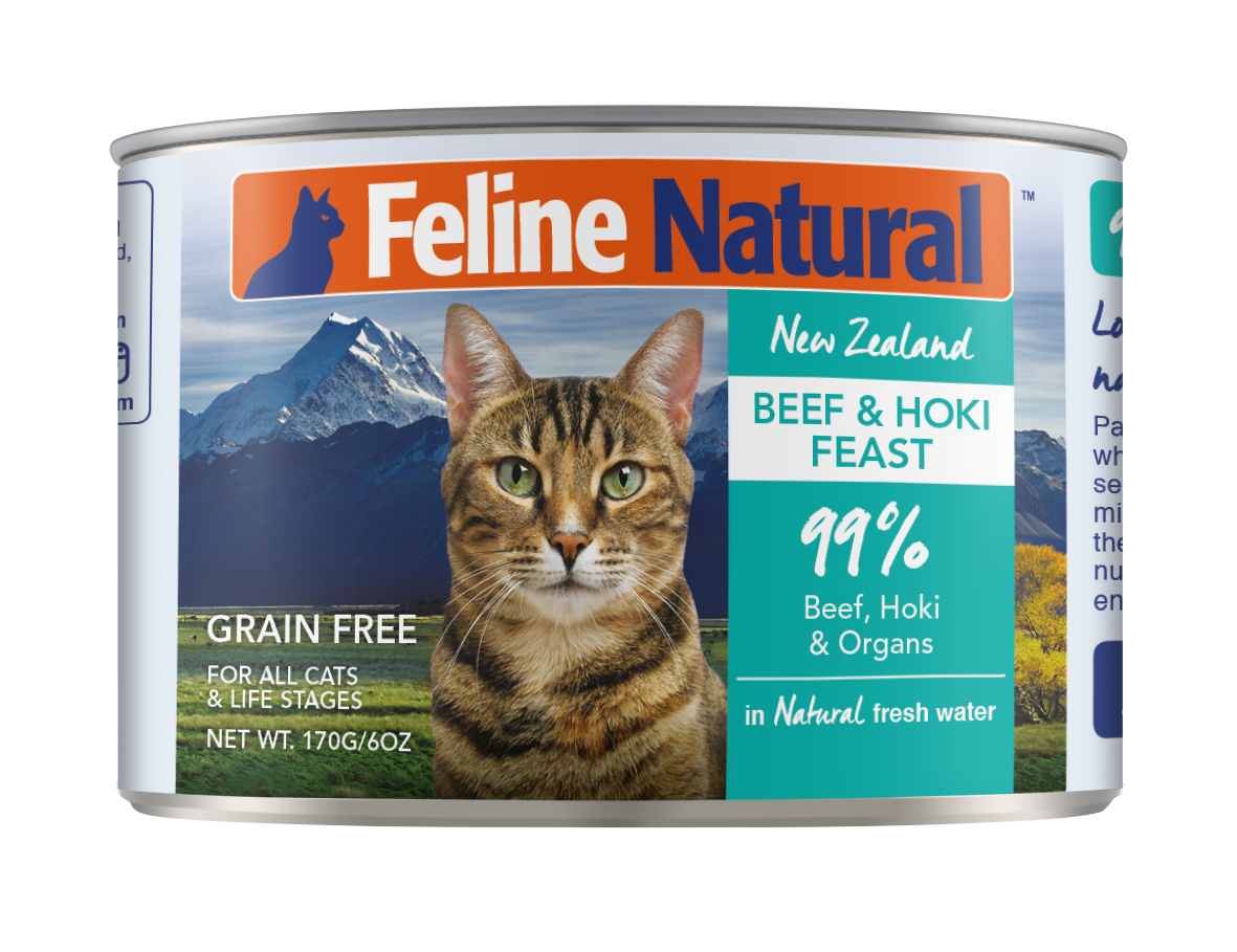 Feline Natural Beef & Hoki Feast Wet Cat Food
