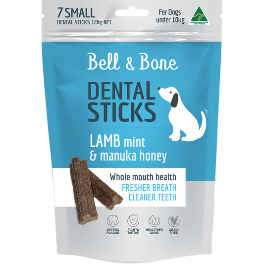 Bell and Bone Dental Stick Lamb Mint & Manuka Honey