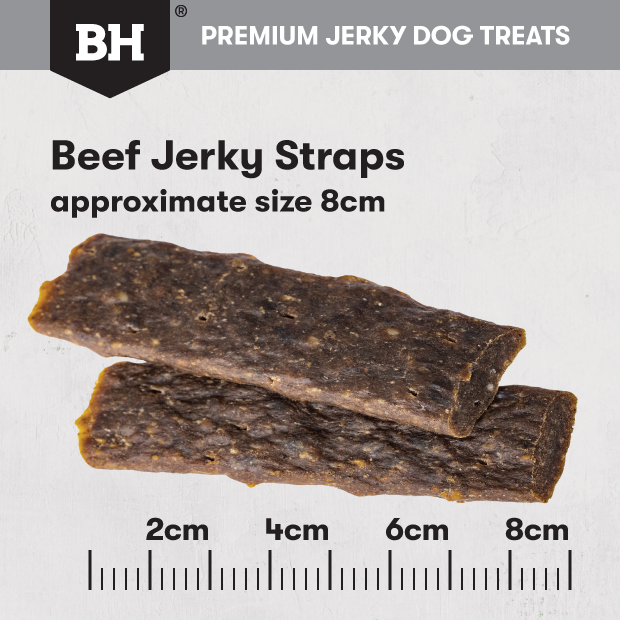 Black Hawk Dog Treat Beef Straps