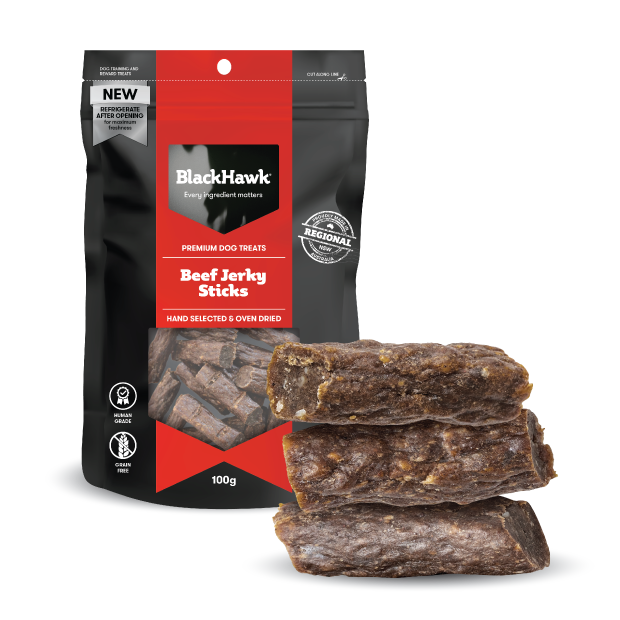 Black Hawk Dog Treat Beef Sticks