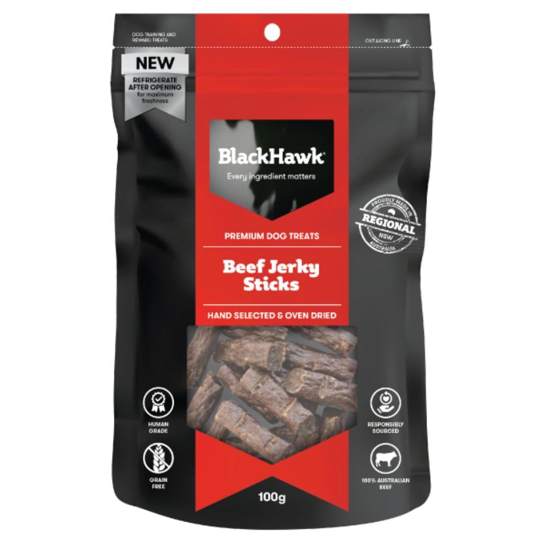 Black Hawk Dog Treat Beef Sticks