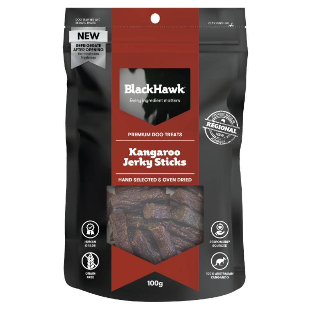 Black Hawk Dog Treat Kangaroo Sticks