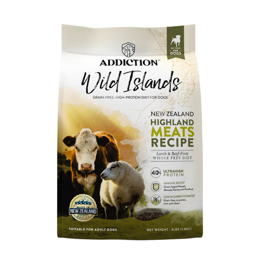 Addiction Wild Islands Highland Meats Lamb & Beef High Protein Dry Dog Food