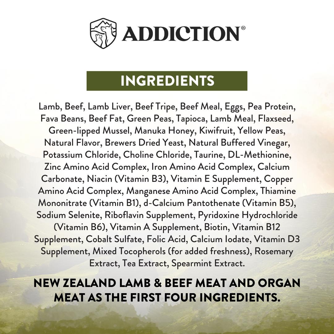 Addiction Wild Islands Highland Meats Lamb & Beef High Protein Dry Dog Food