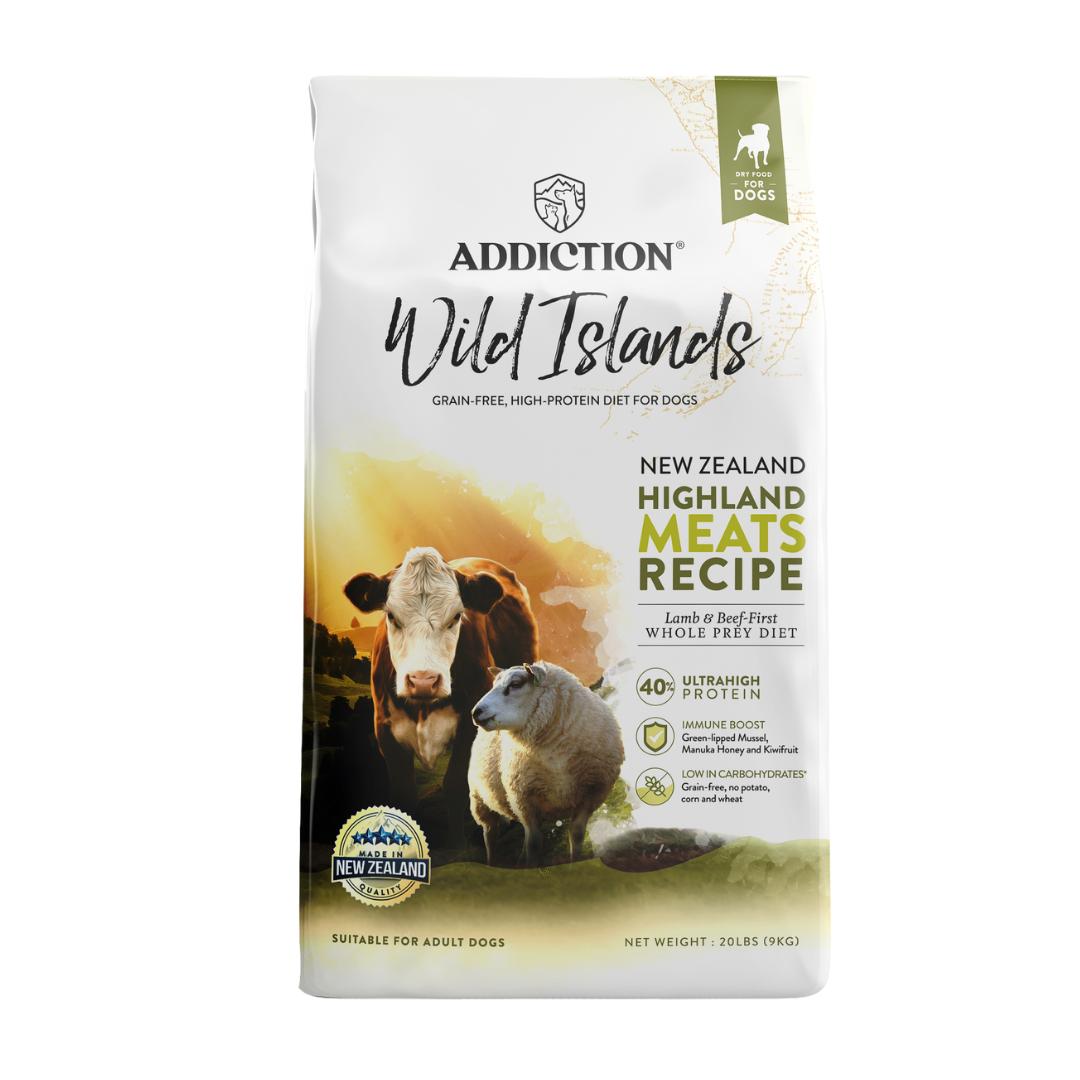 Addiction Wild Islands Highland Meats Lamb & Beef High Protein Dry Dog Food