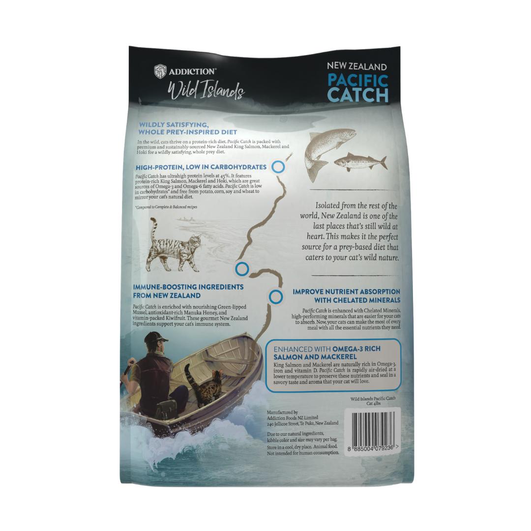 Addiction Wild Islands NZ Pacific Catch Salmon, Mackerel & Hoki Dry Cat Food