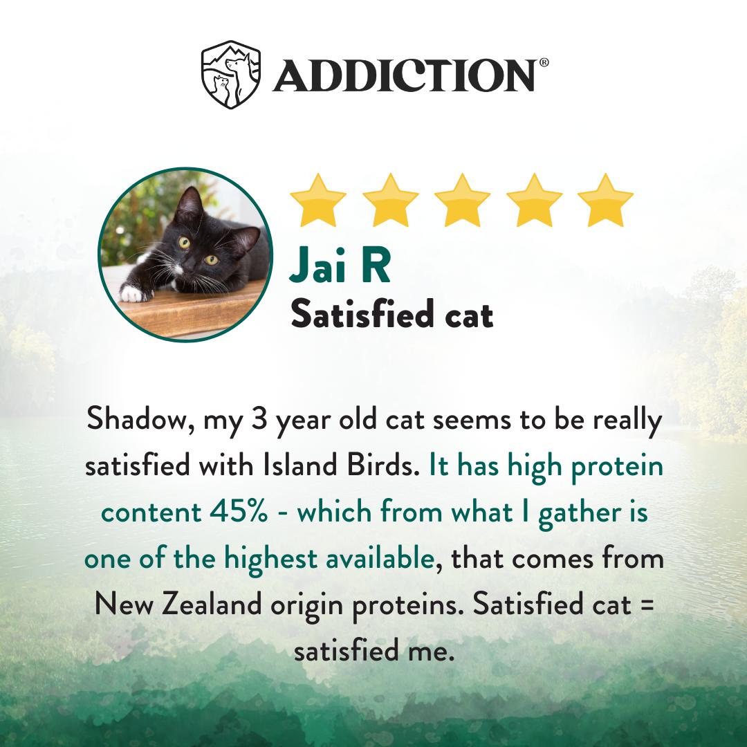 Addiction Wild Islands NZ Island Birds, Duck, Turkey & Chicken Dry Cat Food