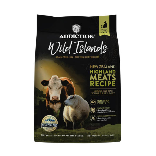 Addiction Wild Islands Highland Meats Lamb & Beef High Protein Dry Cat Food