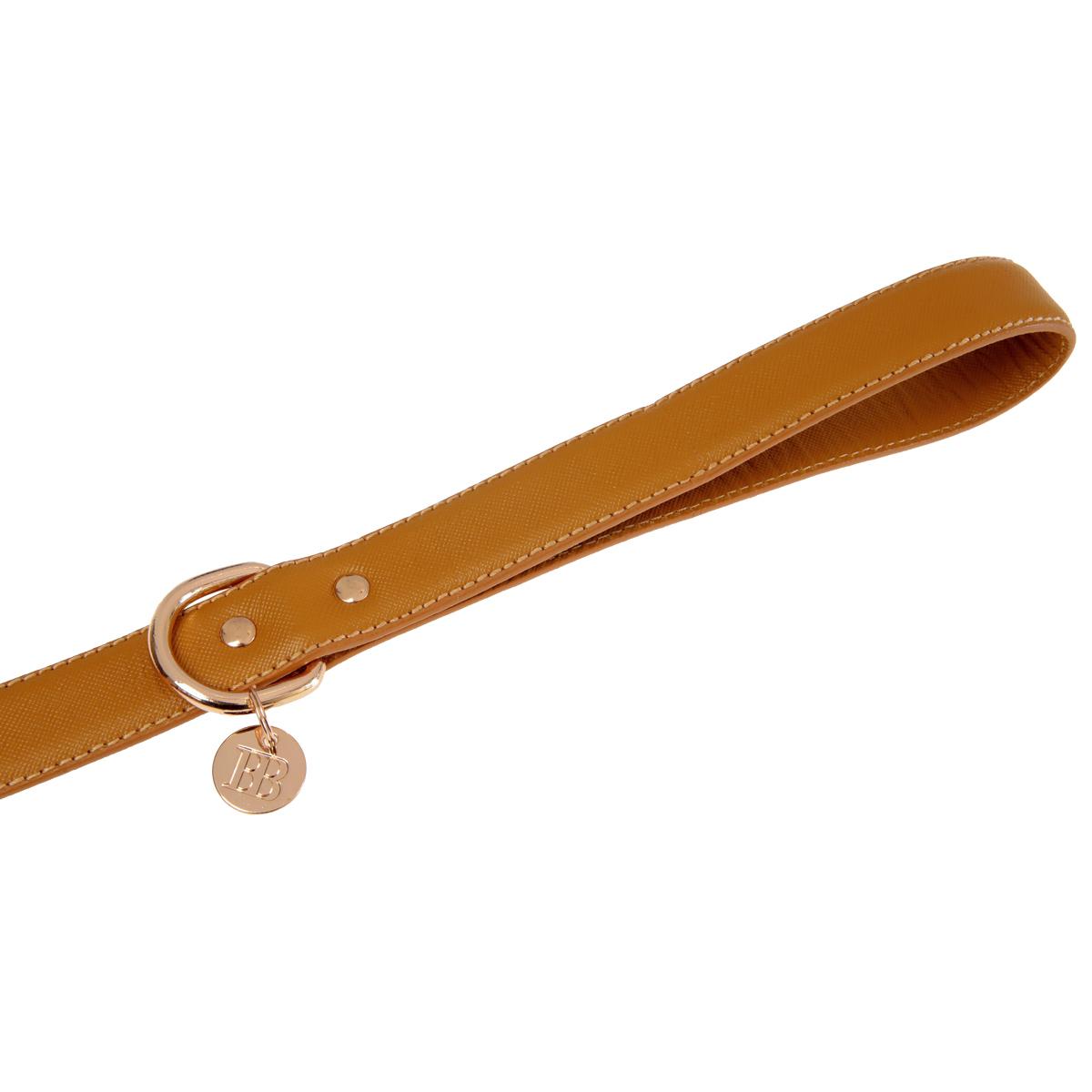 Buddy & Belle Leather Caramel Dog Lead