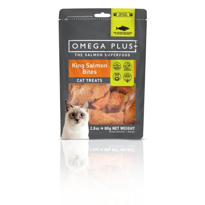 Omega Plus King Salmon Bites Cat Treats