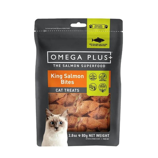 Omega Plus King Salmon Bites Cat Treats