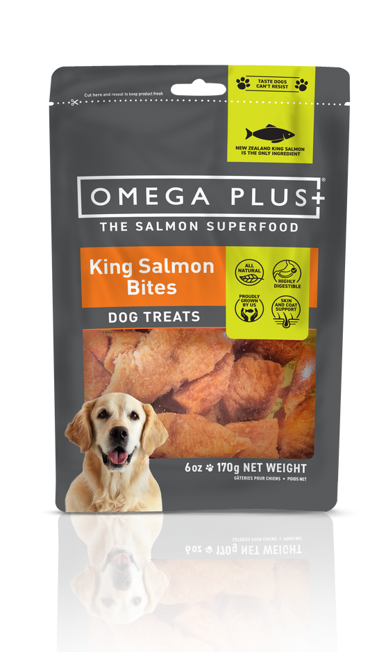 Omega Plus King Salmon Bites Dog Treat