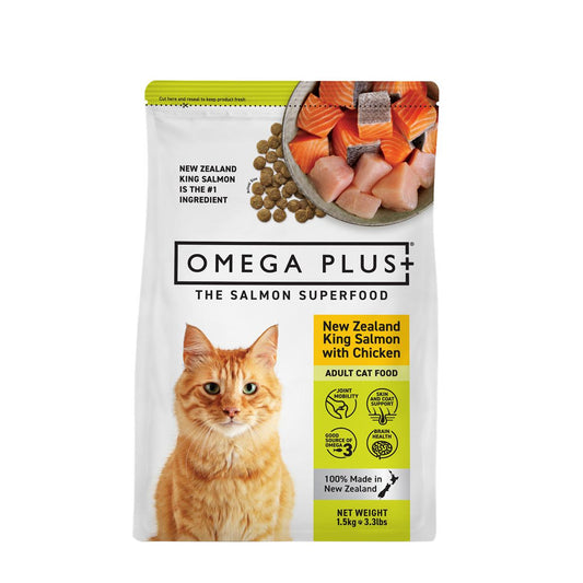 Omega Plus King Salmon & Chicken Dry Cat Food