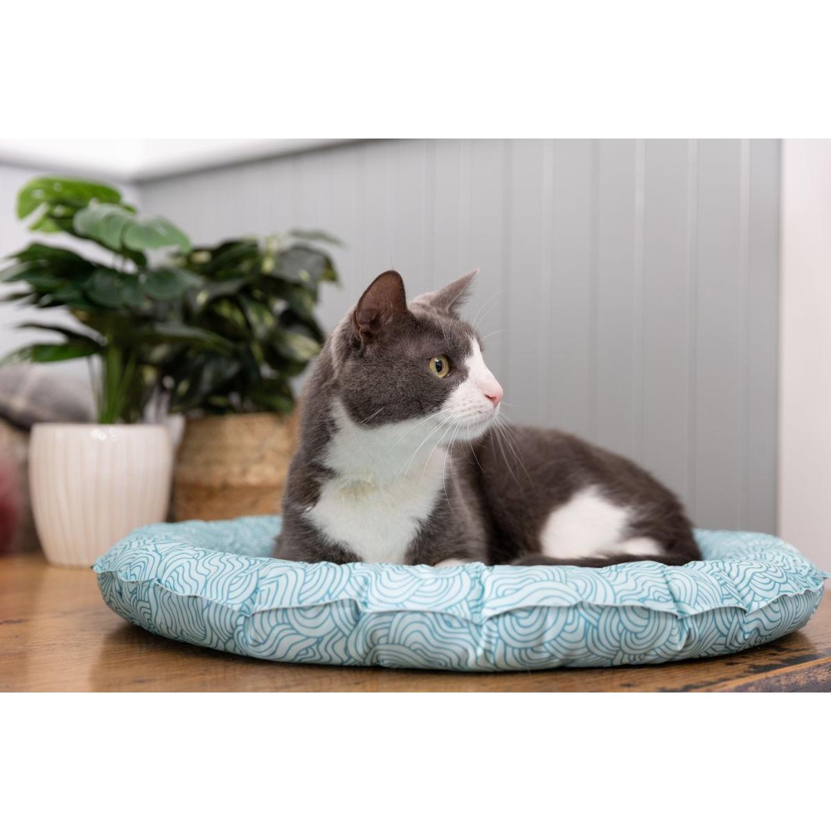 Lexi & Me Blue Wave Cat Cooling Mat