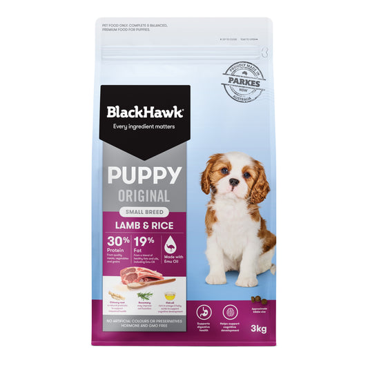 Black Hawk Puppy Small Breed Lamb & Rice Dry Dog food