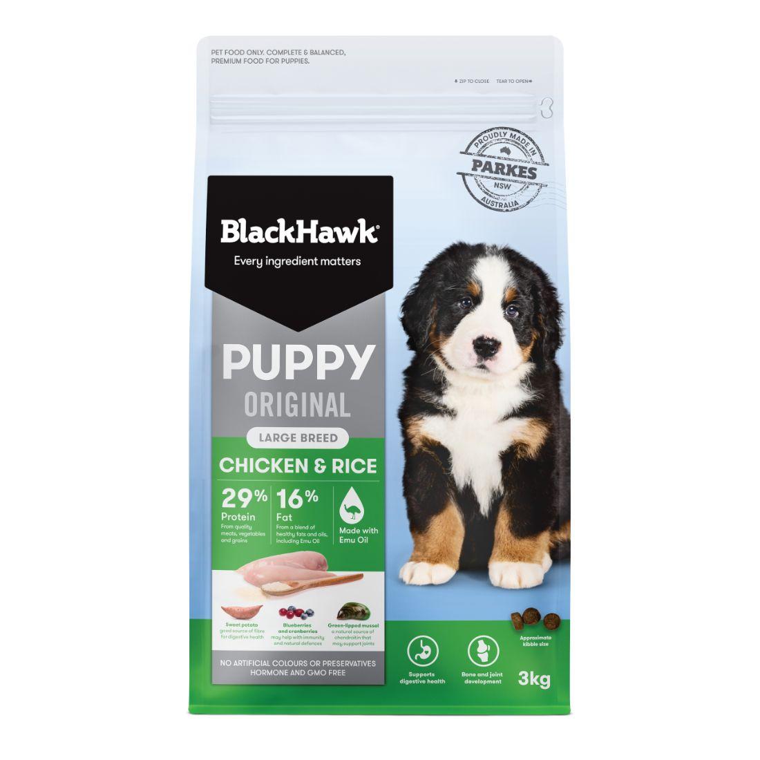 Black Hawk Puppy Large Breed Chicken & Rice Dry Dog food