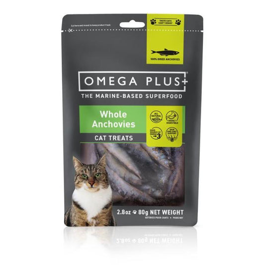 Omega Plus Whole Anchovy Cat Treats