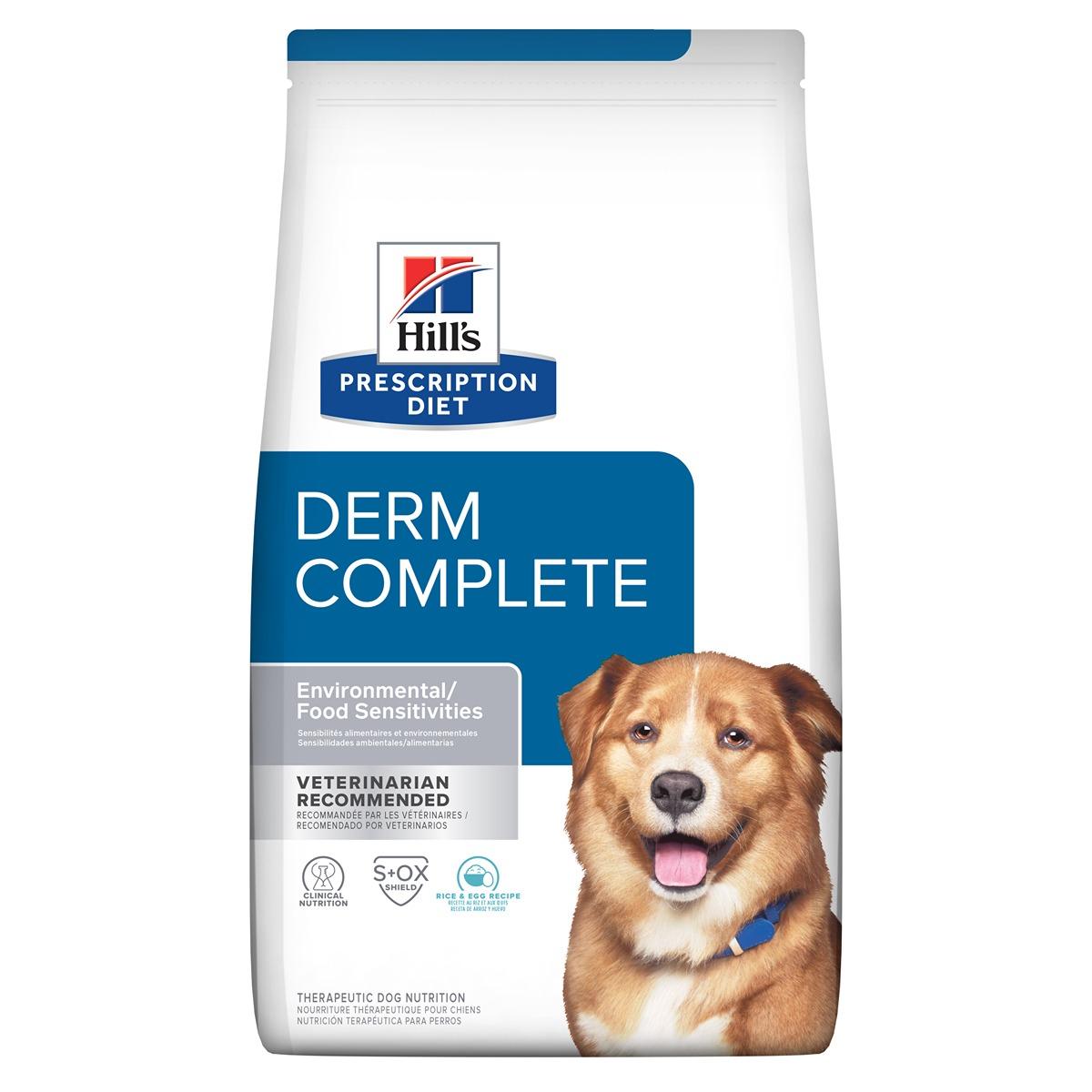 Hill's Prescription Diet Derm Complete Dry Dog Food