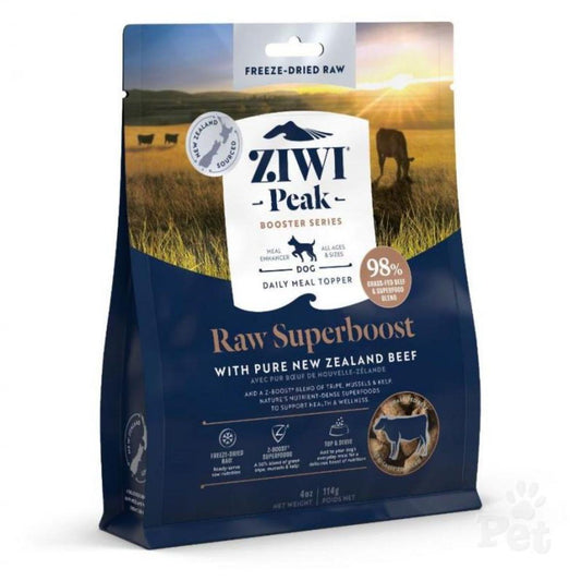 Ziwi Peak Freeze-Dried Dog Superboost Beef Pouch 114g