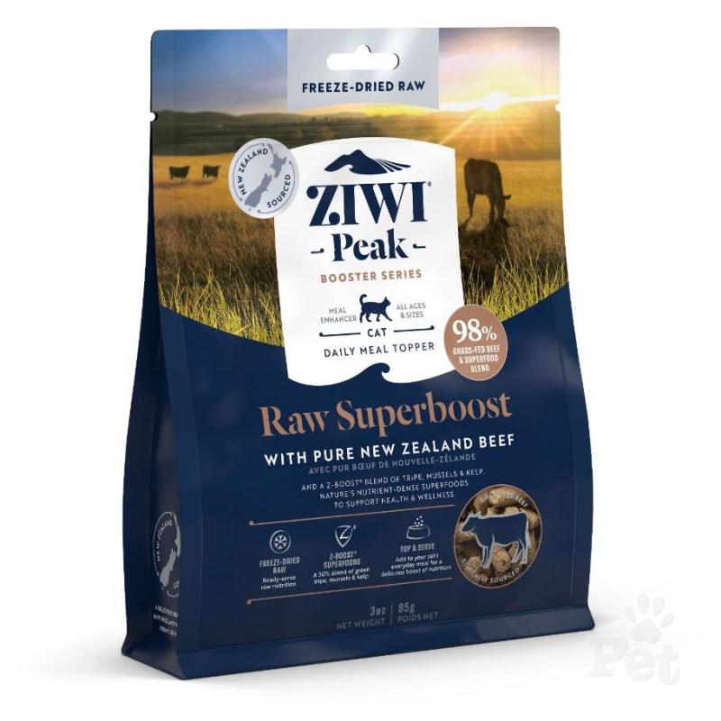 Ziwi Peak Freeze-Dried Cat Superboost Beef Pouch 85g