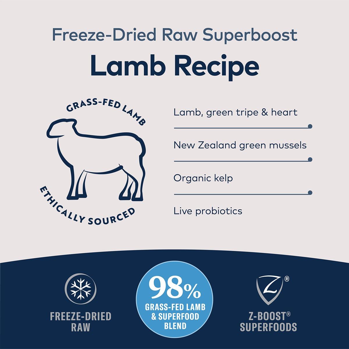 Ziwi Peak Freeze-Dried Cat Superboost Lamb Pouch