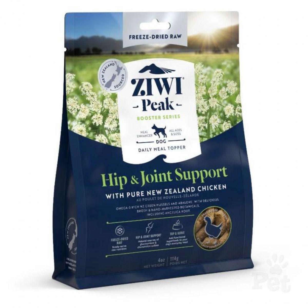 Ziwi Peak Freeze-Dried Dog Booster Hip & Joint Support  Pouch 114g