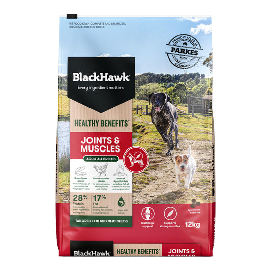 Black Hawk Healthy Benefits Joints & Muscles Dog Food