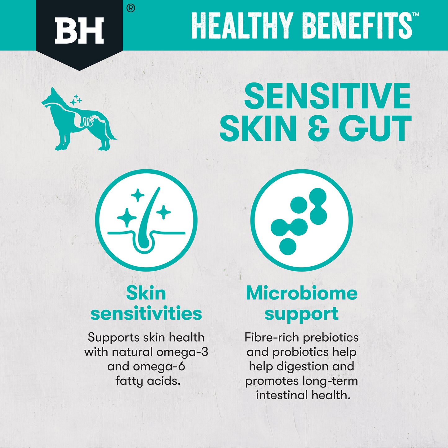 Black Hawk Healthy Benefits Sensitive Skin & Gut Dog Food