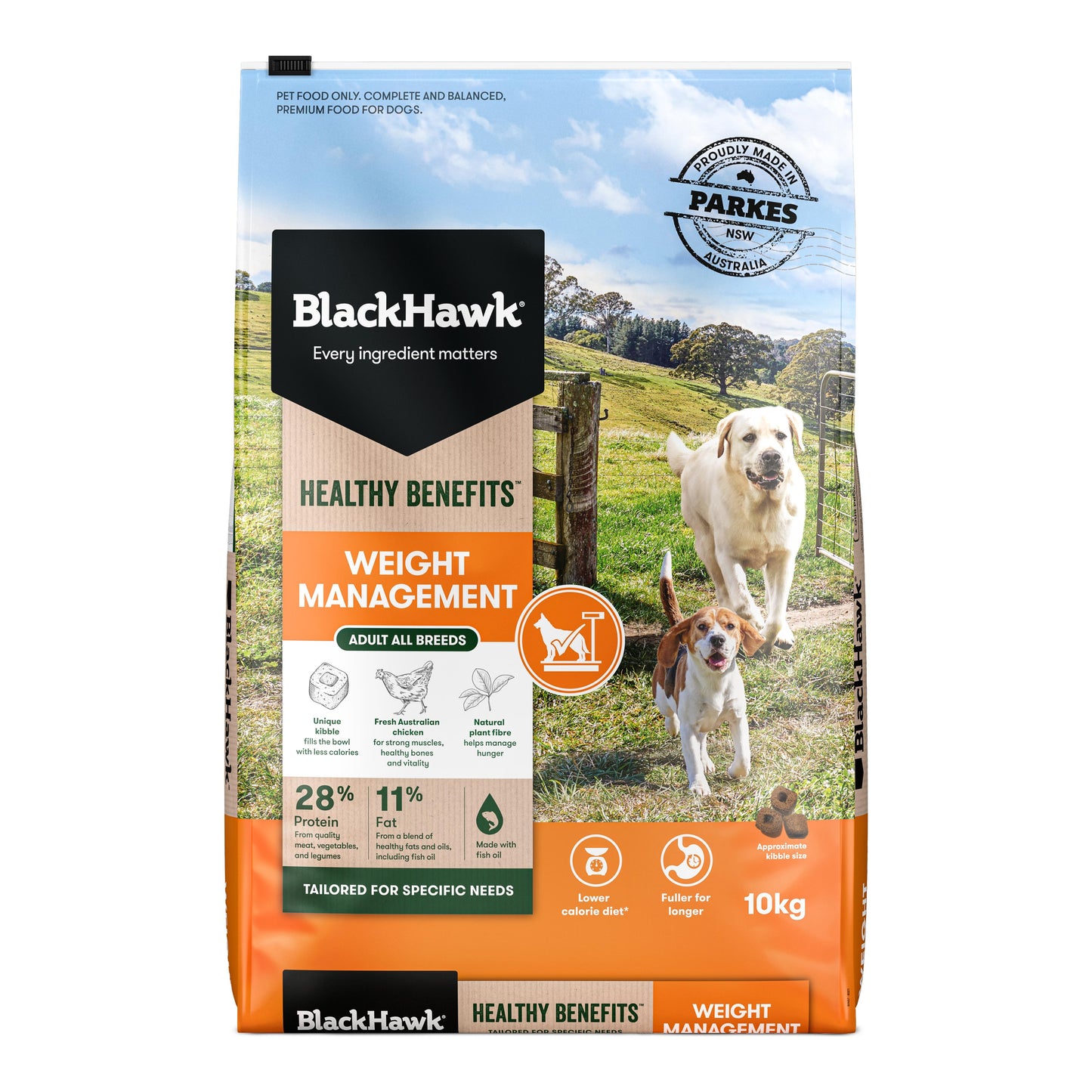 Black Hawk Healthy Benefits Weight Management Dog Food