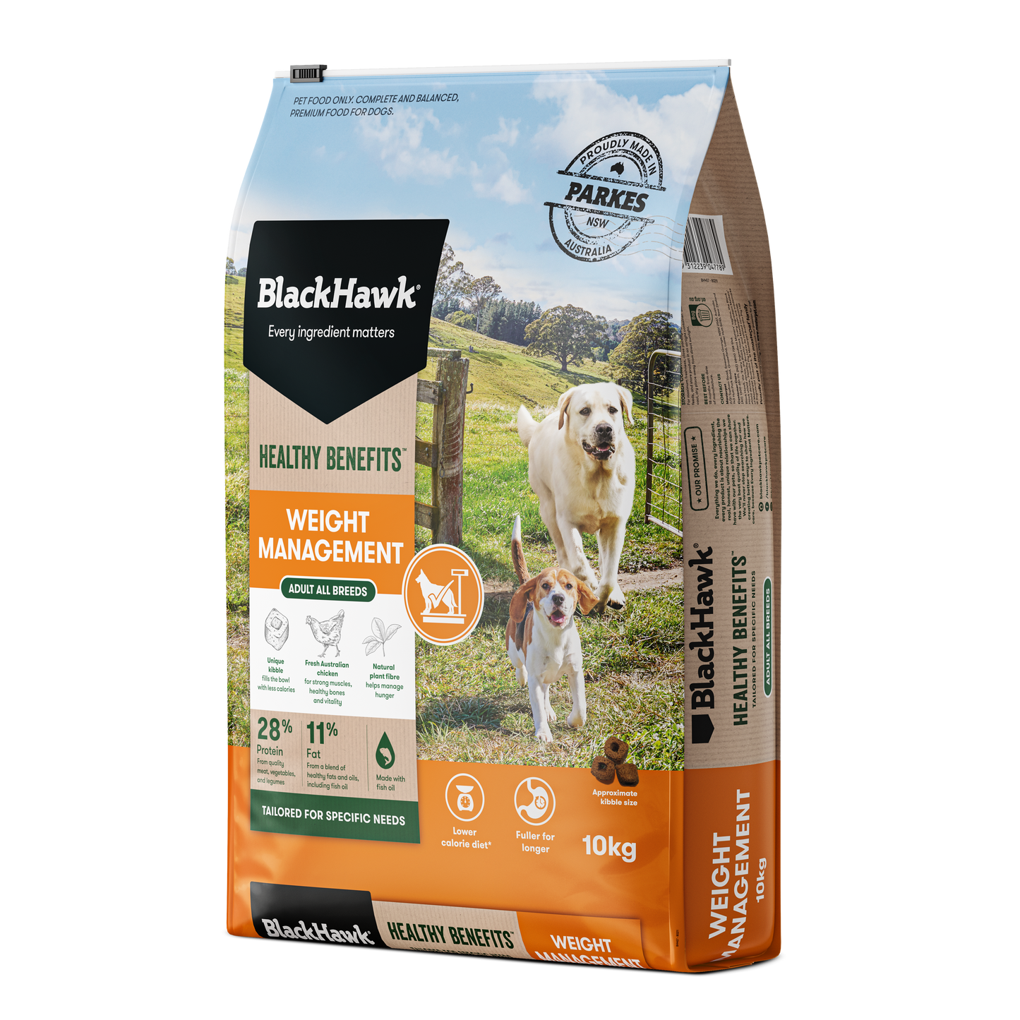 Black Hawk Healthy Benefits Weight Management Dog Food