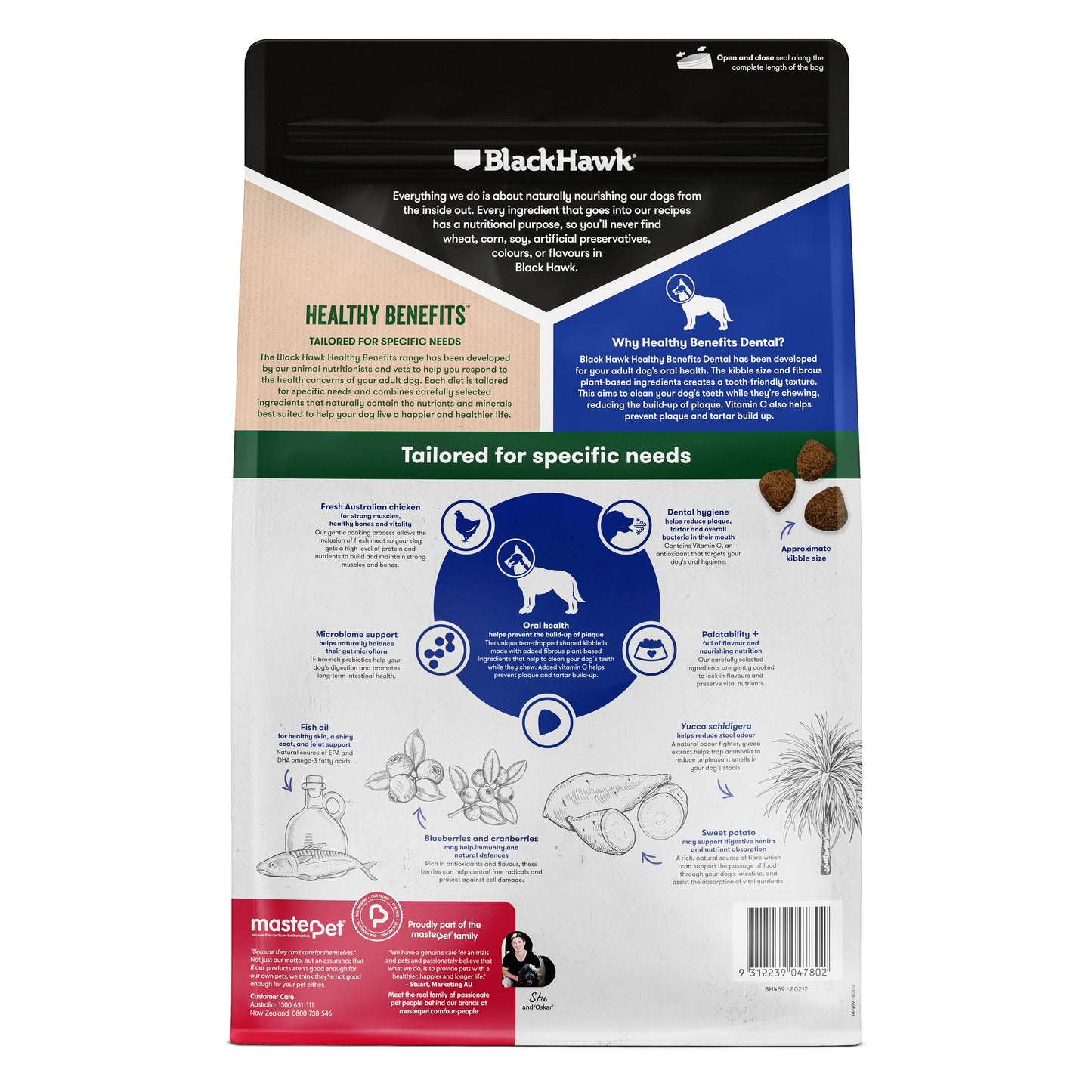 Black Hawk Healthy Benefits Dental Dog Food