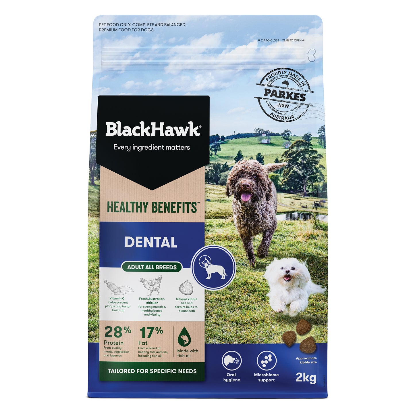 Black Hawk Healthy Benefits Dental Dog Food