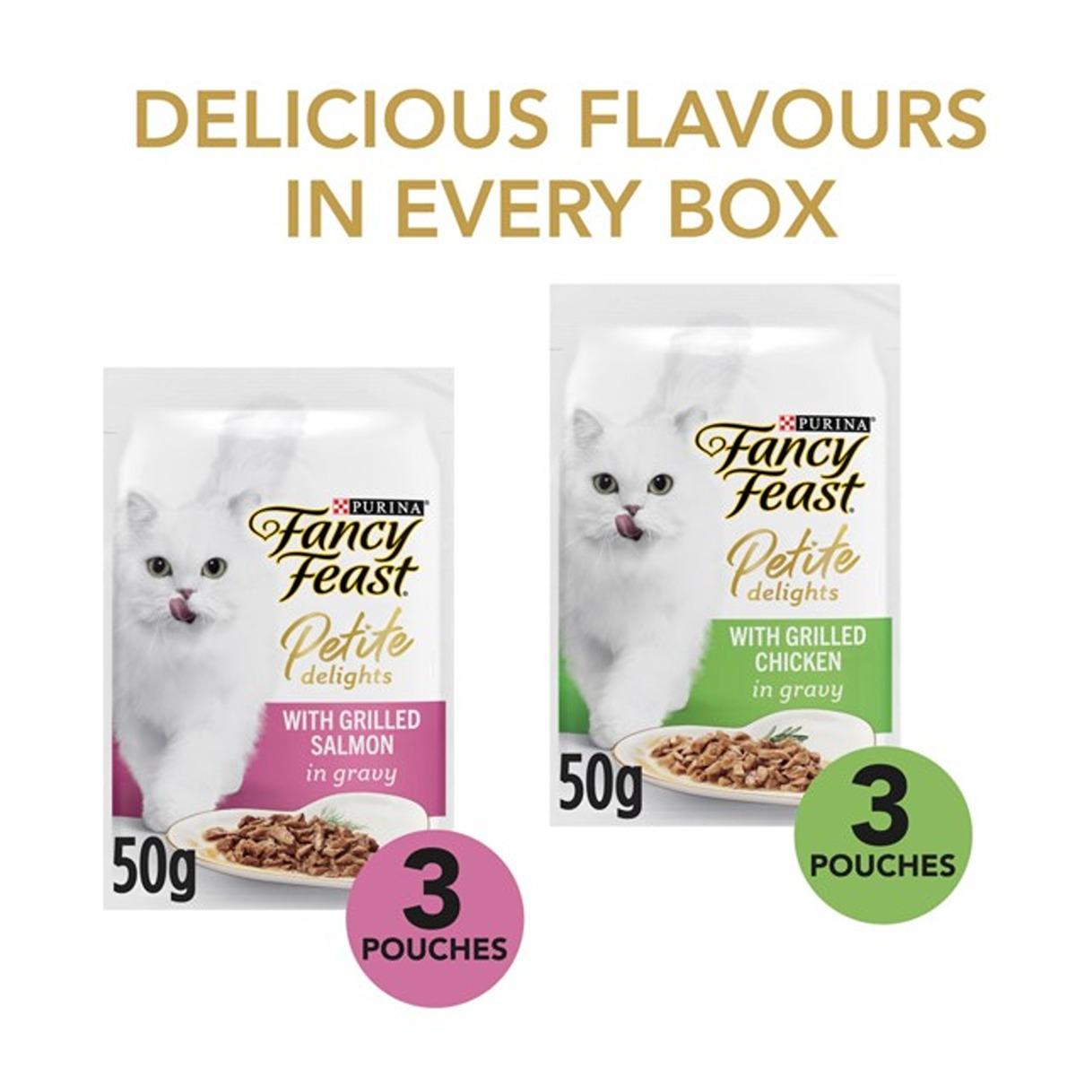 Fancy Feast Petite Delights Salmon Chicken Multipack 6x50g