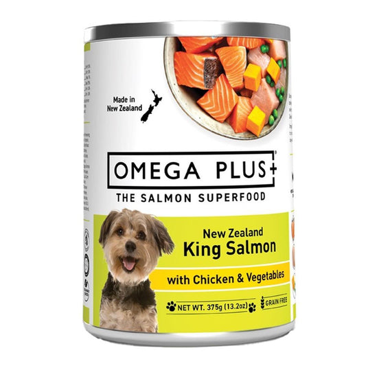Omega Plus King Salmon, Chicken & Vege Wet Dog Food