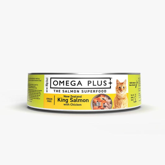 Omega Plus King Salmon with Chicken Wet Cat Food
