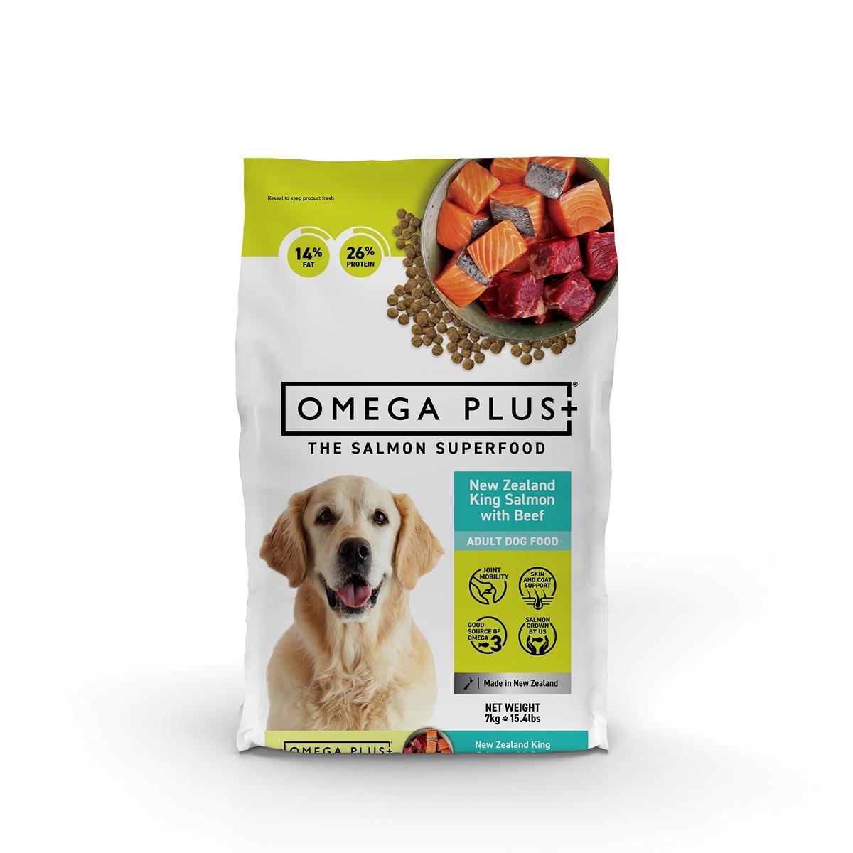 Omega Plus King Salmon & Beef Dog Food