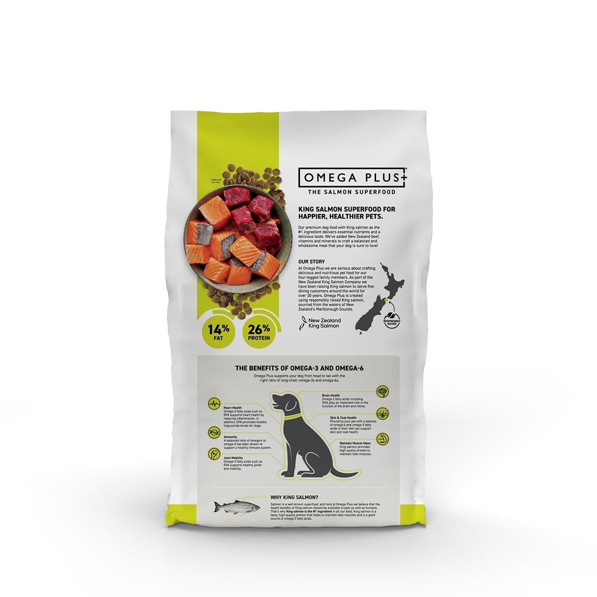 Omega Plus King Salmon & Beef Dog Food