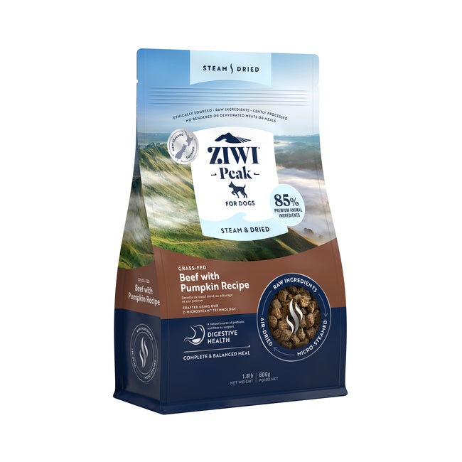 Ziwi Peak Steam & Dried Beef Dry Dog Food