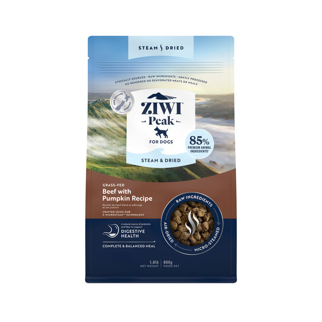 Ziwi Peak Steam & Dried Beef Dry Dog Food