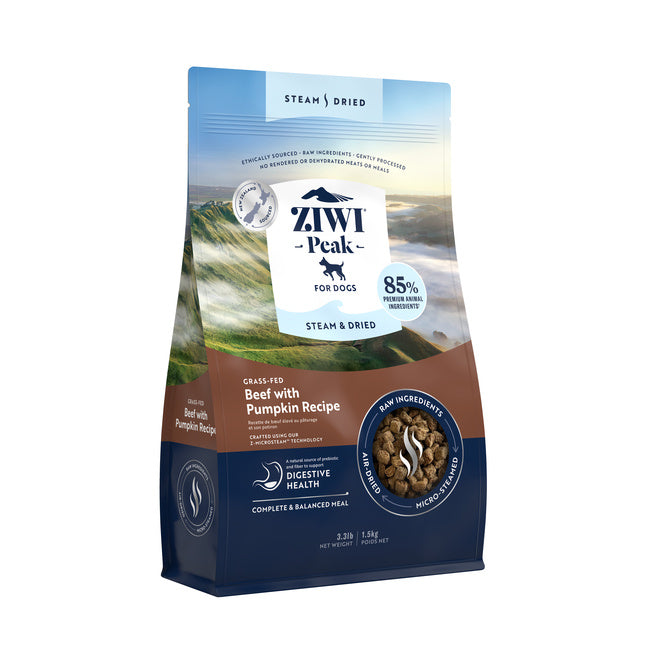 Ziwi Peak Steam & Dried Beef Dry Dog Food