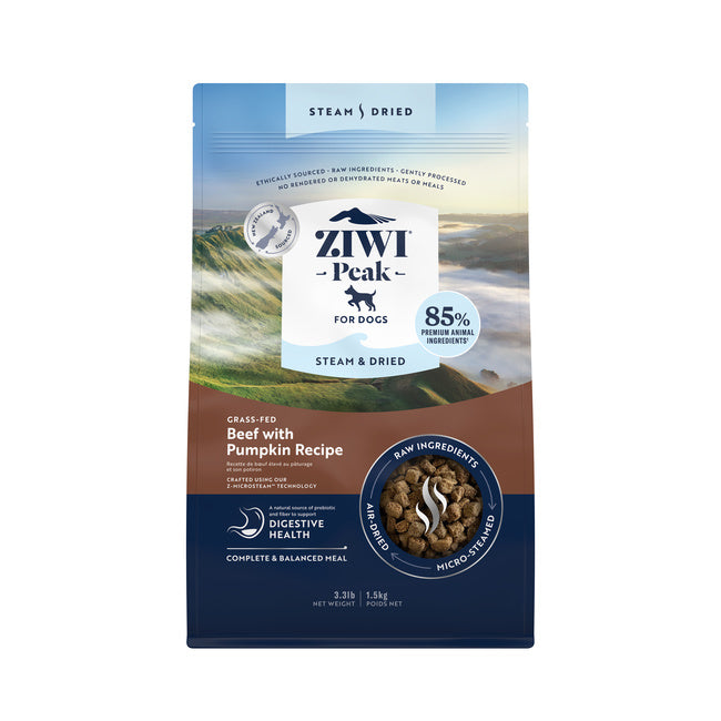 Ziwi Peak Steam & Dried Beef Dry Dog Food