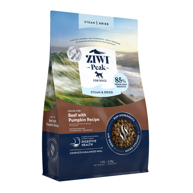 Ziwi Peak Steam & Dried Beef Dry Dog Food