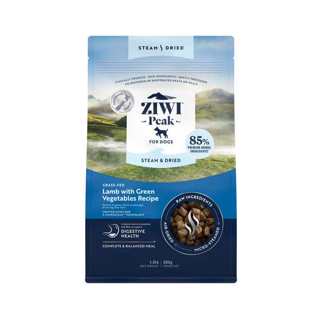 Ziwi Peak Steam & Dried Lamb Dry Dog Food