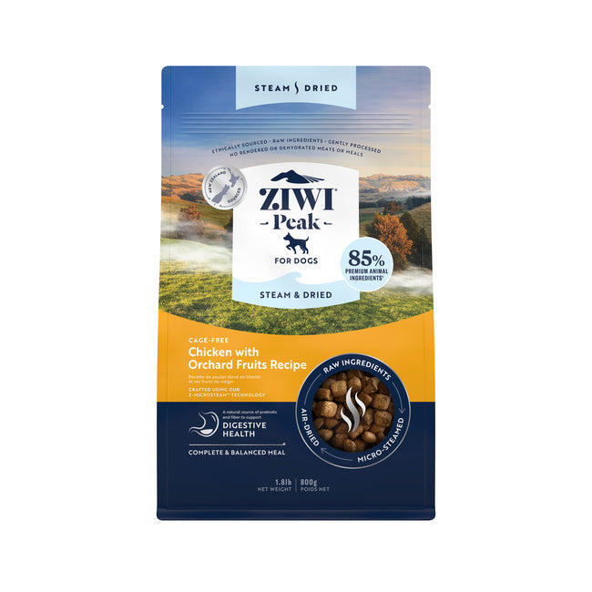 Ziwi Peak Steam & Dried Chicken Dry Dog Food